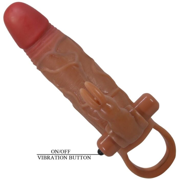 PRETTY LOVE - OSMAR FUNDA PARA PENE + ESTIMULADOR DE CLÍTORIS CON VIBRACIÓN - CandyHot - Foto 5