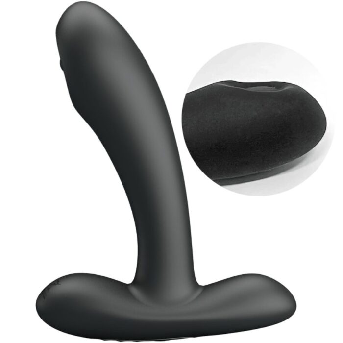 PRETTY LOVE - REMINGTON MASAJEADOR VIBRADOR ANAL Y VAGINAL NEGRO - CandyHot - Foto 4