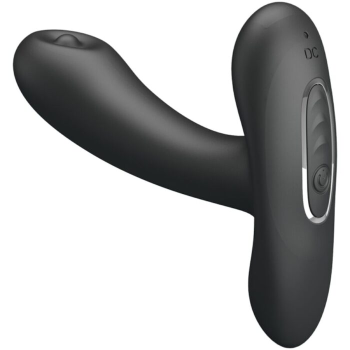 PRETTY LOVE - REMINGTON MASAJEADOR VIBRADOR ANAL Y VAGINAL NEGRO - CandyHot - Foto 1