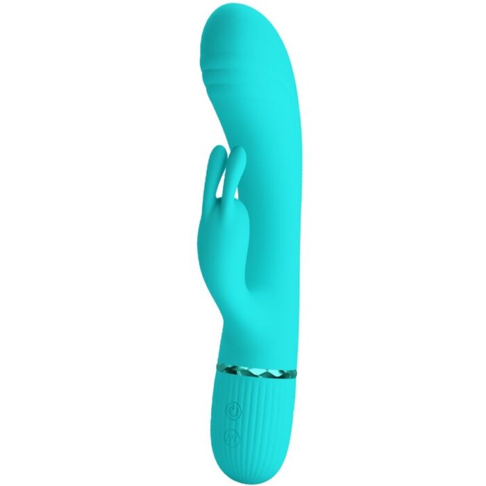 PRETTY LOVE - SCOCCO VIBRADOR RABBIT TURQUESA - CandyHot - Foto 3