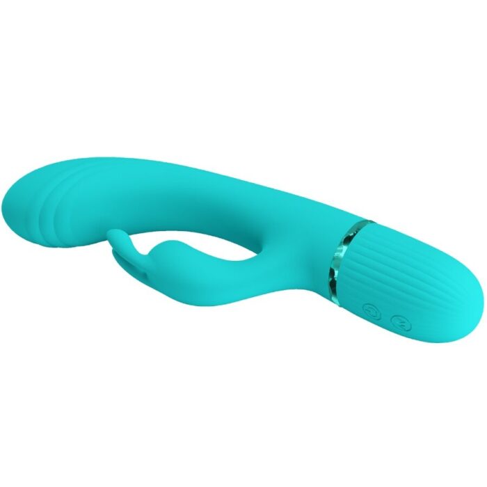 PRETTY LOVE - SCOCCO VIBRADOR RABBIT TURQUESA - CandyHot - Foto 5