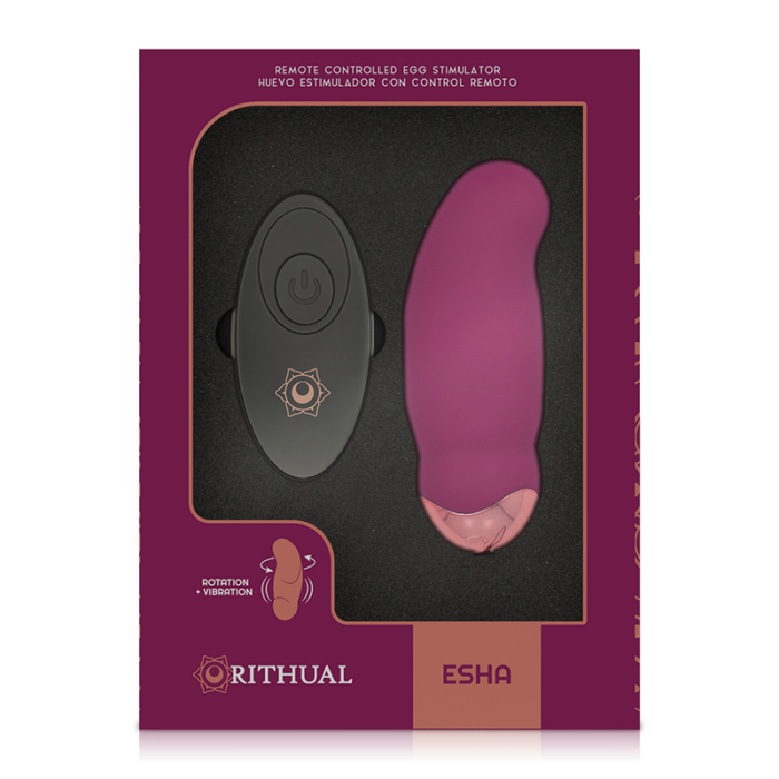 RITHUAL - ESHA HUEVO CONTROL REMOTO SISTEMA ROTACIÓN + VIBRACIÓN - CandyHot - Foto 6