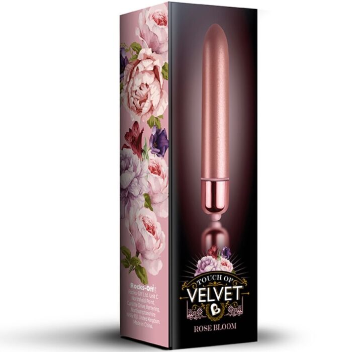 ROCKS-OFF - BALA VIBRADORA TOUCH OF VELVET ROSE BLOOM 10 VELOCIDADES - CandyHot - Foto 1