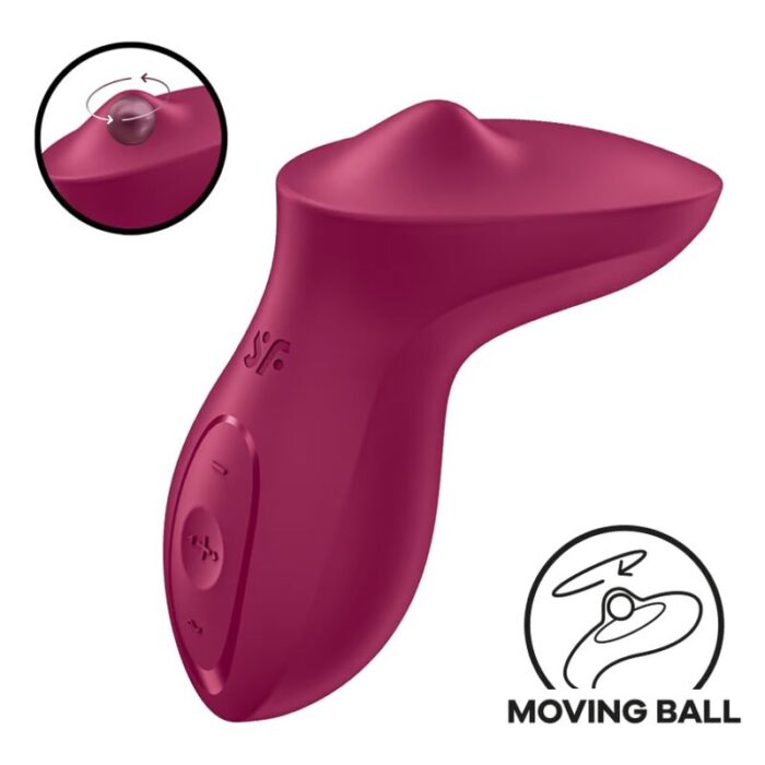 SATISFYER - EXCITERRR VIBRADOR LAY-ON CLÍTORIS FUCSIA - CandyHot - Foto 1