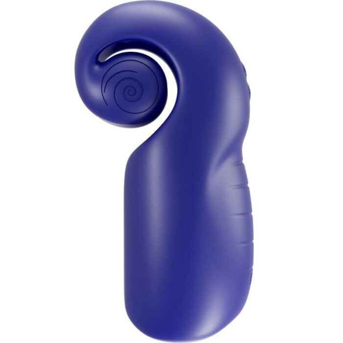 SNAIL VIBE - EVO FOR HIM MASTURBADOR MASCULINO SLIDE NROLL AZUL OSCURO - CandyHot - Foto 2