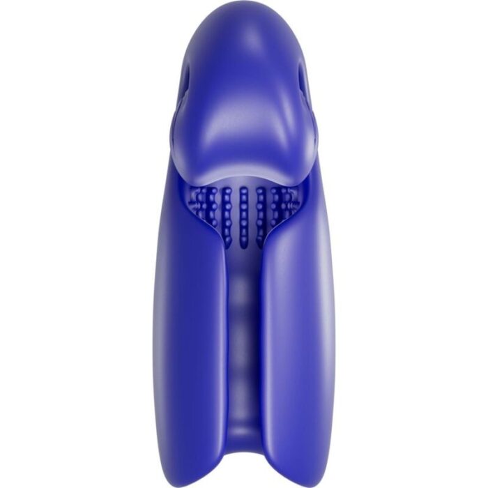 SNAIL VIBE - EVO FOR HIM MASTURBADOR MASCULINO SLIDE NROLL AZUL OSCURO - CandyHot - Foto 3