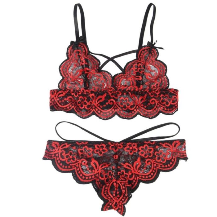 SUBBLIME - SET DOS PIEZAS TOP Y PANTIES ENCAJE L/XL - CandyHot - Foto 5