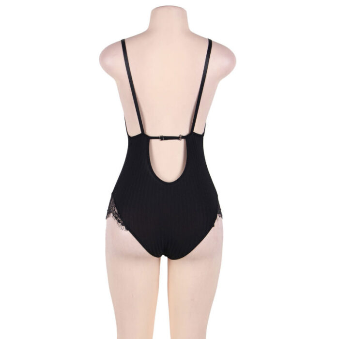 SUBBLIME - TEDDY CON FRANJAS NEGRO TALLA GRANDE - CandyHot - Foto 3