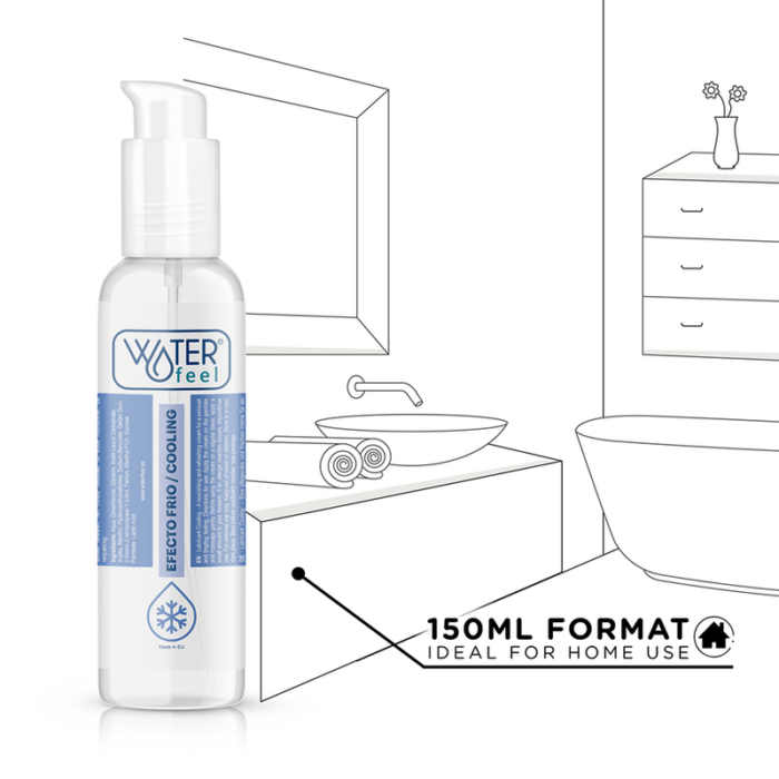 WATERFEEL - LUBRICANTE EFECTO FRIO 150 ML - CandyHot - Foto 5