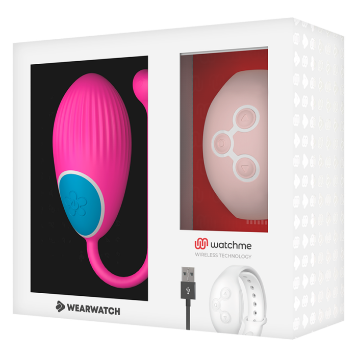 WEARWATCH - HUEVO CONTROL REMOTO TECHNOLOGY WATCHME FUCSIA / ROSA - CandyHot - Foto 6