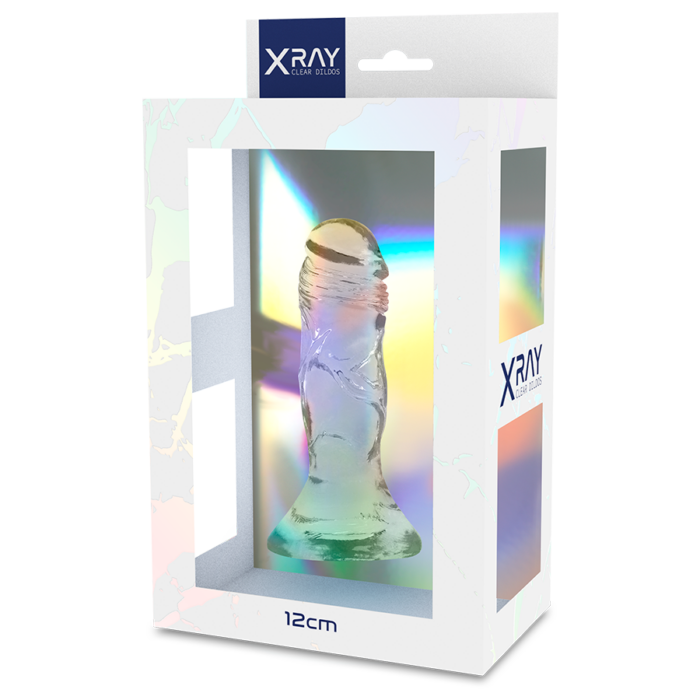 X RAY - CLEAR DILDO TRANSPARENTE 12 CM -O- 2.6 CM - CandyHot - Foto 2