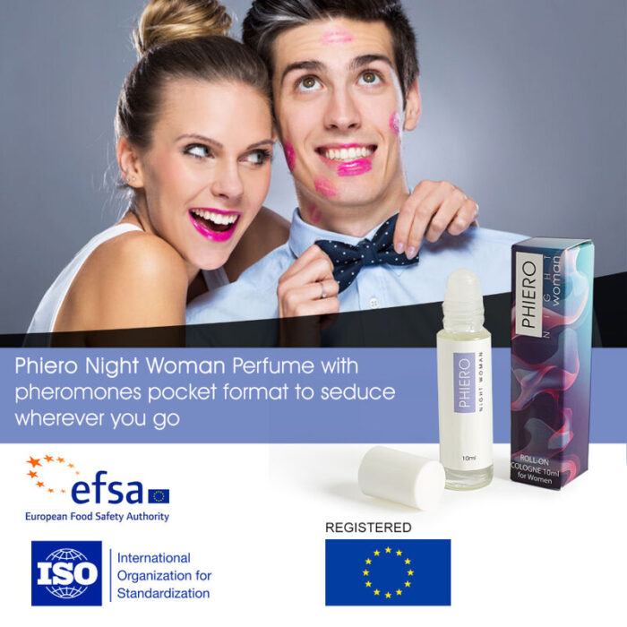 500 COSMETICS - PHIERO NIGHT WOMAN PERFUME FEROMONAS CON ROLL-ON - CandyHot - Foto 2
