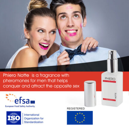 500 COSMETICS - PHIERO NOTTE PERFUME CON FEROMONAS MASCULINO - CandyHot - Foto 2