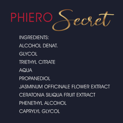 500 COSMETICS - PHIERO SECRET CONCENTRADO NATURAL HORMONAS INODORO 15 ML - CandyHot - Foto 2