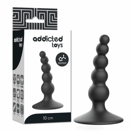 ADDICTED TOYS - ANAL SEXUAL PLUG 10 CM NEGRO - CandyHot - Foto 1