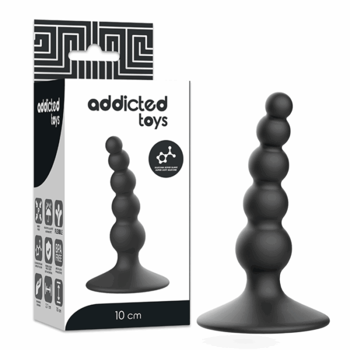 ADDICTED TOYS - ANAL SEXUAL PLUG 10 CM NEGRO - CandyHot - Foto 1