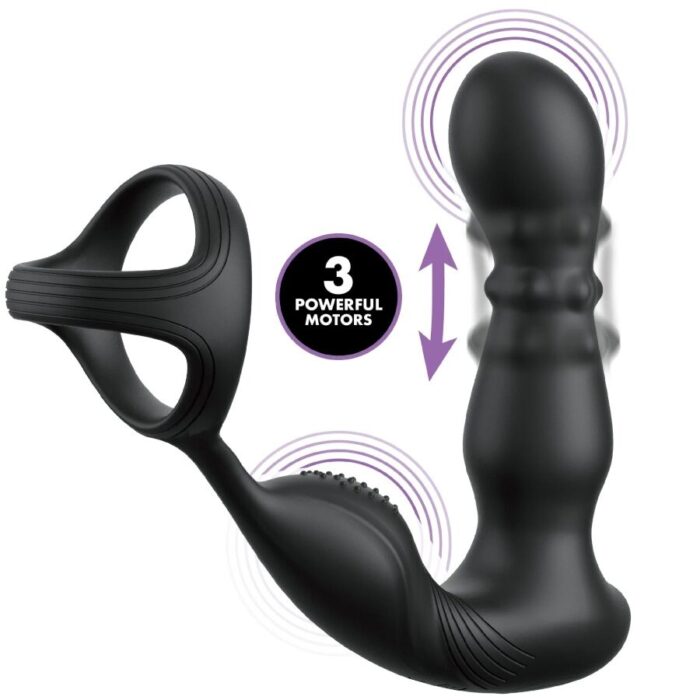ANAL FANTASY ELITE COLLECTION - ANILLO Y MASAJEADOR ANAL VIBRADOR CON CONTROL REMOTO - CandyHot - Foto 2