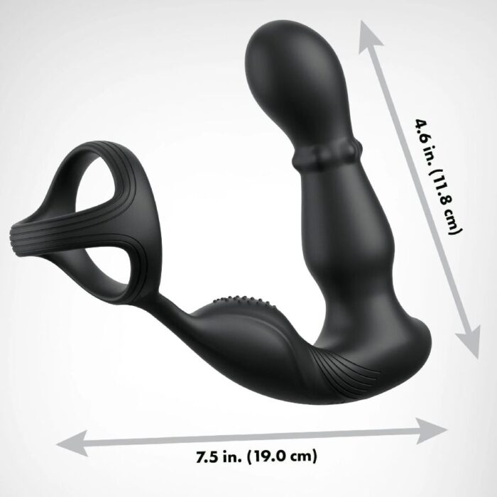 ANAL FANTASY ELITE COLLECTION - ANILLO Y MASAJEADOR ANAL VIBRADOR CON CONTROL REMOTO - CandyHot - Foto 4