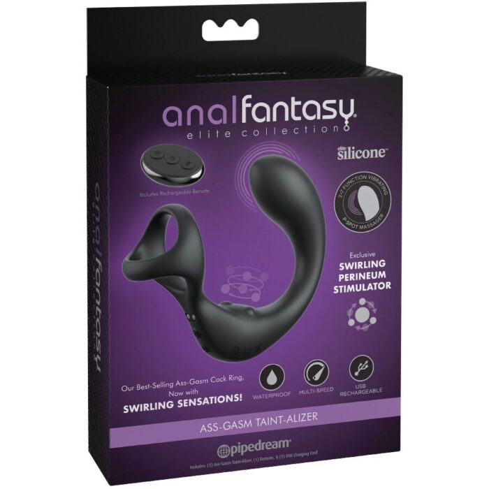ANAL FANTASY ELITE COLLECTION - MASAJEADOR ANAL VIBRADOR CON CONTROL REMOTO - CandyHot - Foto 5