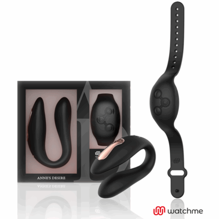 ANNE'S DESIRE - DUAL PLEASURE TECNOLOGÍA WATCHME NEGRO - CandyHot - Foto 1