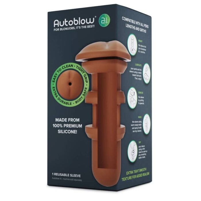 AUTOBLOW - MANGA ANO IA MARRÓN - CandyHot - Foto 4