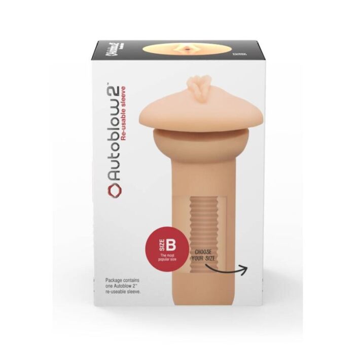 AUTOBLOW - MANGA VAGINA 2+ TAMAÑO B - CandyHot - Foto 3