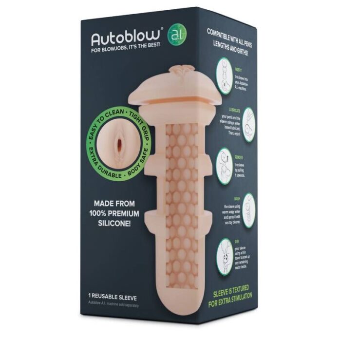 AUTOBLOW - MANGA VAGINA IA NATURAL - CandyHot - Foto 4