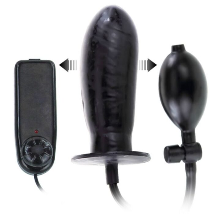 BAILE - BIGGER JOY PENE HINCHABLE CON VIBRACIÓN 16 CM - CandyHot - Foto 2