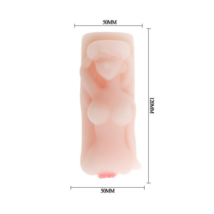 BAILE - MINI MASTURBADOR MASCULINO TORSO MUJER TEMPTATION PASSION - CandyHot - Foto 4