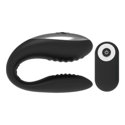 BRILLY GLAM - WE LOVE VIBRADOR PARA PAREJAS CONTROL REMOTO NEGRO - CandyHot - Foto 2