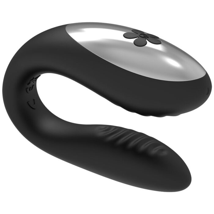 BRILLY GLAM - WE LOVE VIBRADOR PARA PAREJAS CONTROL REMOTO NEGRO - CandyHot - Foto 5