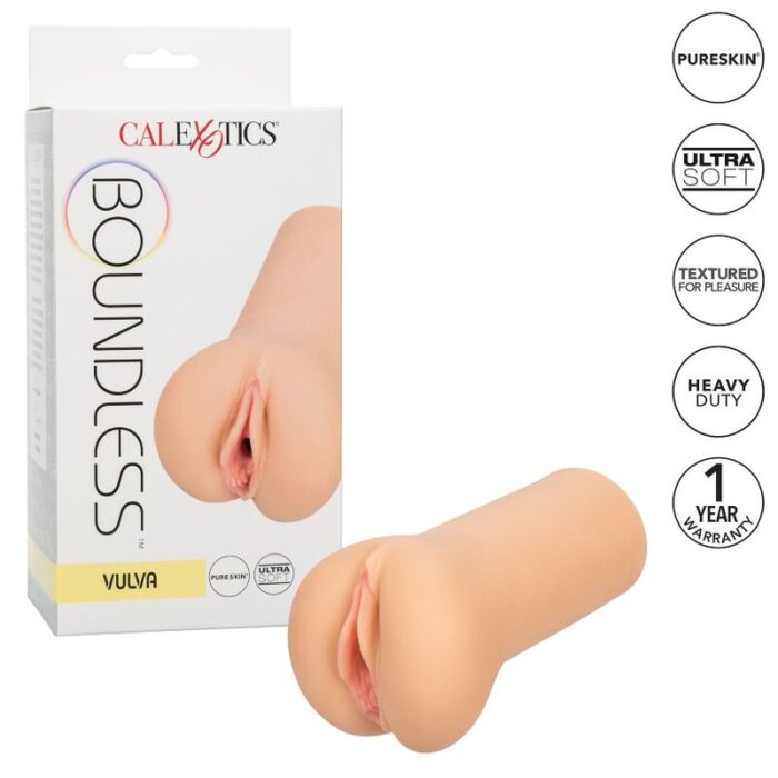 CALEXOTICS - BOUNDLESS VULVA MASTURBADOR TONO LIGHT - CandyHot - Foto 2