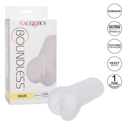 CALEXOTICS - BOUNDLESS VULVA MASTURBADOR TRANSPARENTE - CandyHot - Foto 2