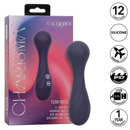 CALEXOTICS - CHARISMA TEMPTATION MASAJEADOR 12 FUNCIONES MORADO - CandyHot - Foto 1