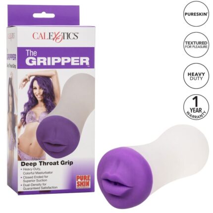 CALEXOTICS - DEEP THROAT GRIP MASTURBADOR BOCA - CandyHot - Foto 1