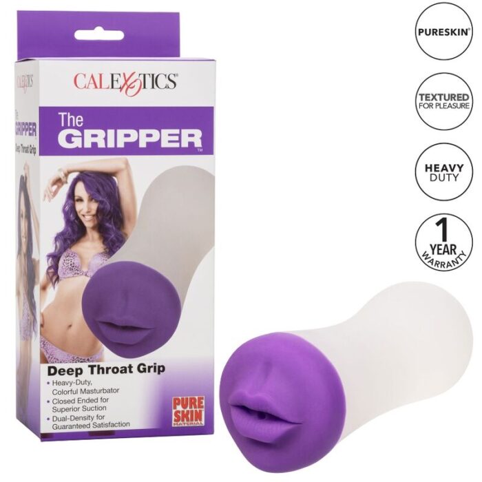 CALEXOTICS - DEEP THROAT GRIP MASTURBADOR BOCA - CandyHot - Foto 1