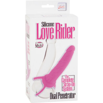 CALEXOTICS - DUAL PENETRATOR DILDO CON ARNÉS ROSA - CandyHot - Foto 2