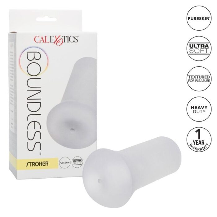 CALEXOTICS - MASTURBADOR BOUNDLESS STROKER TRANSPARENTE - CandyHot - Foto 2