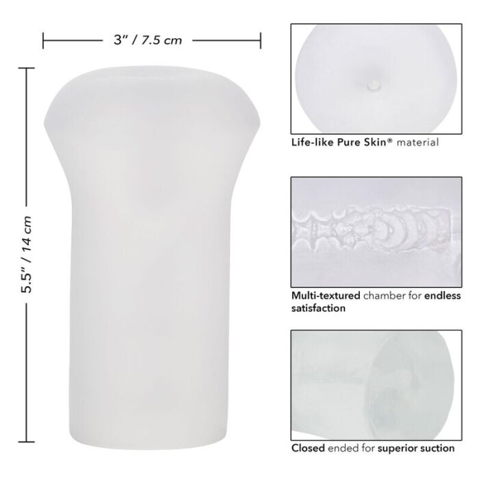 CALEXOTICS - MASTURBADOR BOUNDLESS STROKER TRANSPARENTE - CandyHot - Foto 5