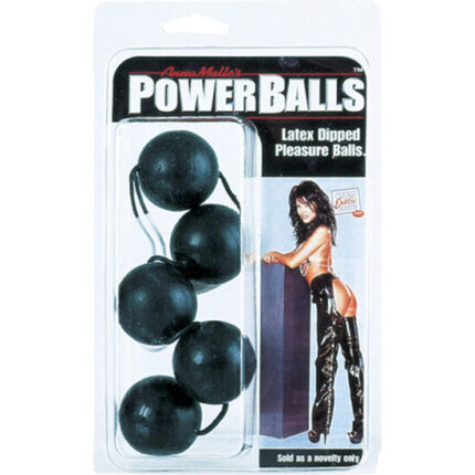 CALEXOTICS - POWER BOLAS ANAL /VAGINAL NEGRO - CandyHot - Foto 2