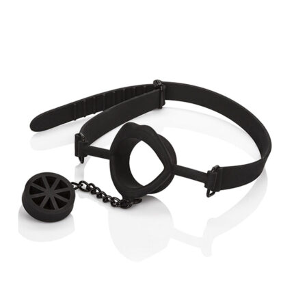 CALEXOTICS - SCANDAL MORDAZA CON TAPÓN DE SILICONA NEGRO - CandyHot - Foto 1