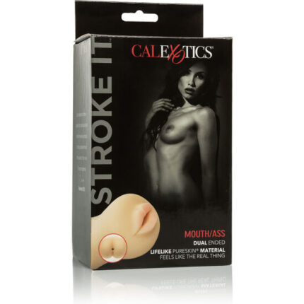 CALEXOTICS - STROKE IT MASTURBADOR DOBLE BOCA/ANO - CandyHot - Foto 2