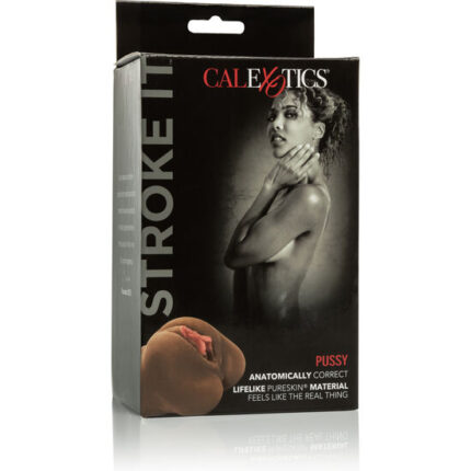 CALEXOTICS - STROKE IT MASTURBADOR VAGINA MARRÓN - CandyHot - Foto 2