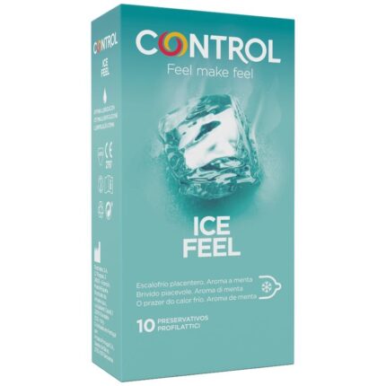 CONTROL - ICE FEEL PRESERVATIVOS EFECTO FRIO 10 UNIDADES - CandyHot - Foto 1