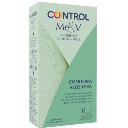 CONTROL - PRESERVATIVOS CON ALOE VERA 10 UNIDADES - CandyHot - Foto 1