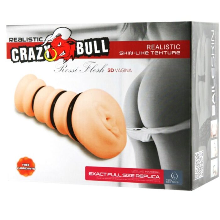CRAZY BULL - MASTURBADOR CON ANILLOS MODELO VAGINA 2 - CandyHot - Foto 6