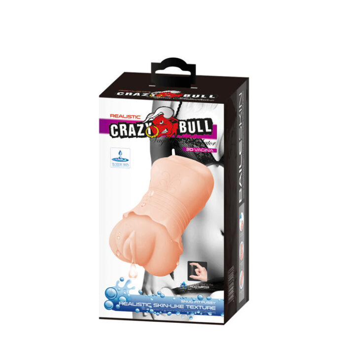 CRAZY BULL - MASTURBADOR WATER SKIN MODELO VAGINA 2 - CandyHot - Foto 6