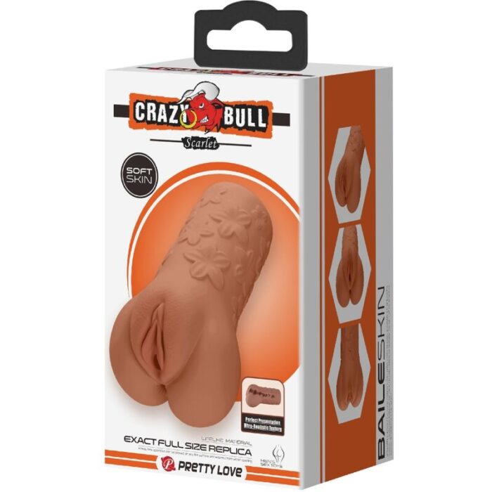 CRAZY BULL - SCARLET VAGINA Y ANO DISEÑO CON FLORES NATURAL - CandyHot - Foto 6
