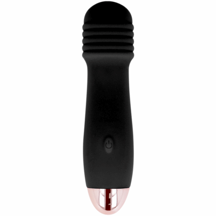 DOLCE VITA - VIBRADOR RECARGABLE TRES NEGRO 7 VELOCIDADES - CandyHot - Foto 2