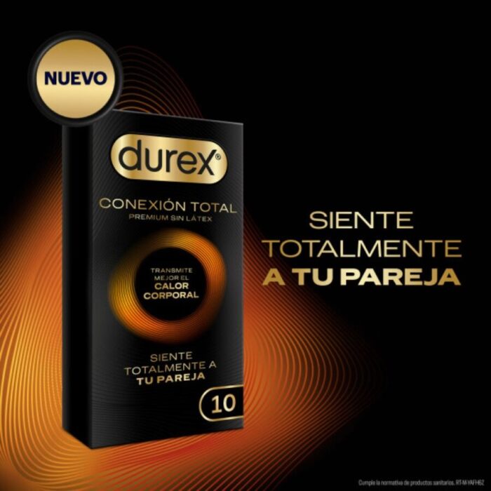 DUREX - CONEXIÓN TOTAL ULTRA FINO PLUS SIN LÁTEX 10 UNIDADES - CandyHot - Foto 2